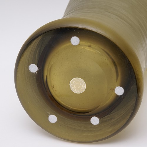 Large Inciso Glass Vase by Paolo Venini, Murano, 1956 - 