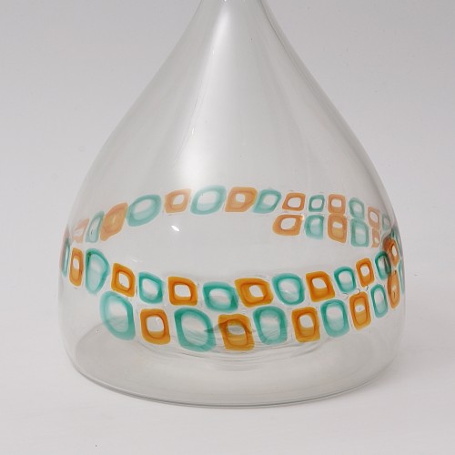 20th century - Murrina Glass Vase designed by Gino Vistosi for Vetreria Vistosi, sixties