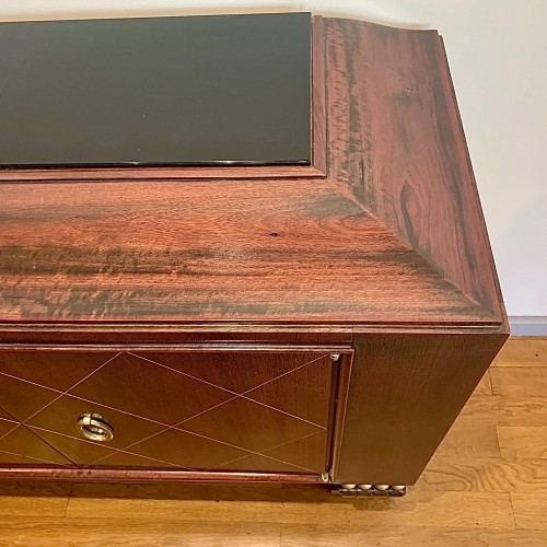 Art Deco Amaranth Serving Trolley by Christian Krass - Art Déco
