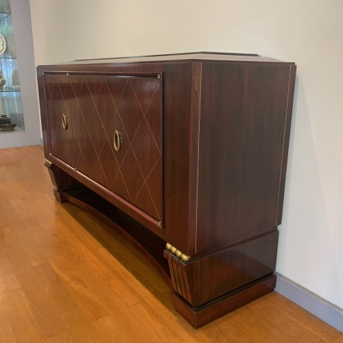 Antiquités - Art Deco Amaranth Serving Trolley by Christian Krass