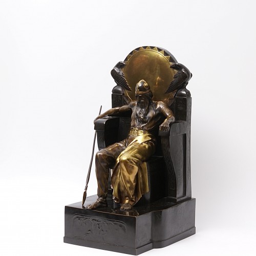 Art nouveau - Wotan endormi -  Rudolf Maison (1854-1904)