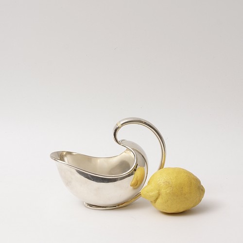 925 Silver Sauce Boat, design Svend Weihrauch for Hingelberg, circa 1950 - silverware & tableware Style 50