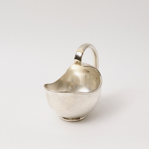 20th century - 925 Silver Sauce Boat, design Svend Weihrauch for Hingelberg, circa 1950