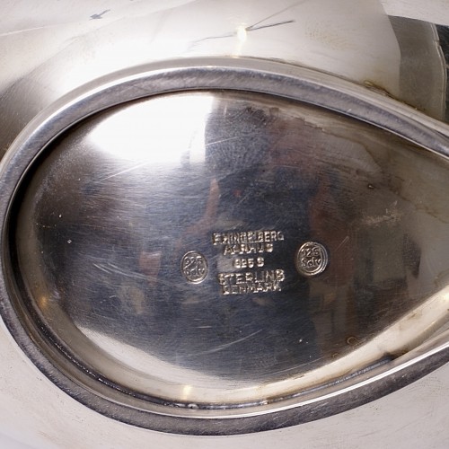 925 Silver Sauce Boat, design Svend Weihrauch for Hingelberg, circa 1950 - 50