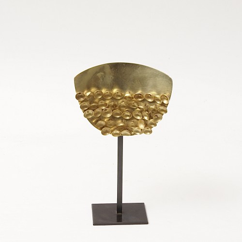 20th century - Gold Pendant or Brooch by Alberto Guzman, circa 1990
