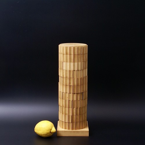 Decorative Objects  - Fluted Column Cabinet with 11 Drawers by Trix &amp; Robert Haussmann, 1978