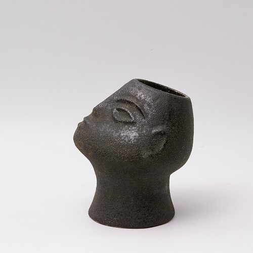 Anthropomorphic Ceramic Vase by Gilbert Valentin in Vallauris - Porcelain & Faience Style 50