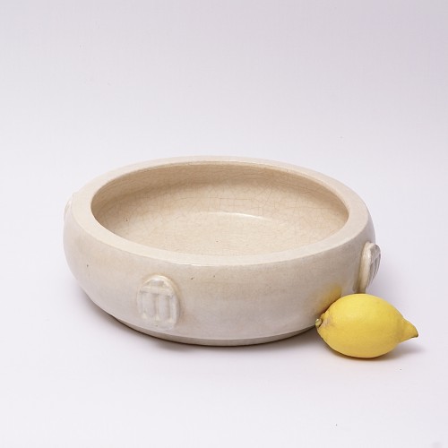 Céramiques, Porcelaines  - Rare coupe Art-déco en faïence dure de Paul Bonifas (1893-1967)