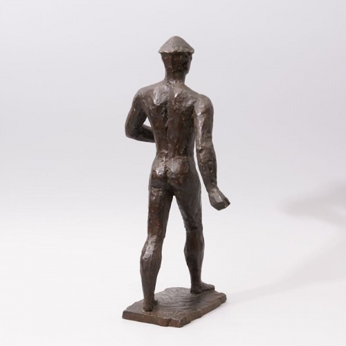 Sculpture Sculpture en Bronze - Le semeur- Max Fueter (1898-1983)