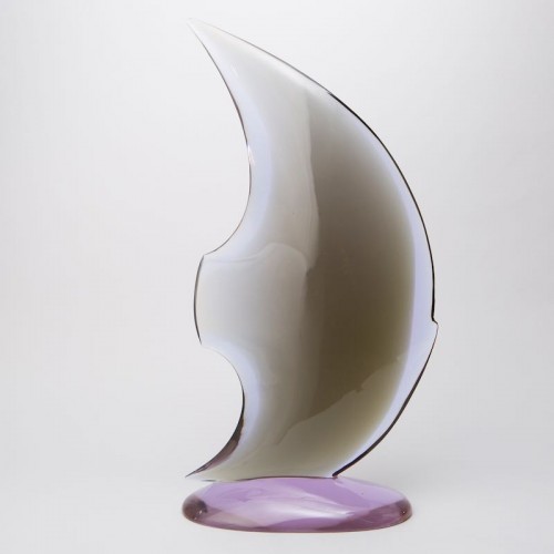 Seguso Vetri d'Arte (Murano) - Poisson en verre - Verrerie, Cristallerie Style Années 50-60