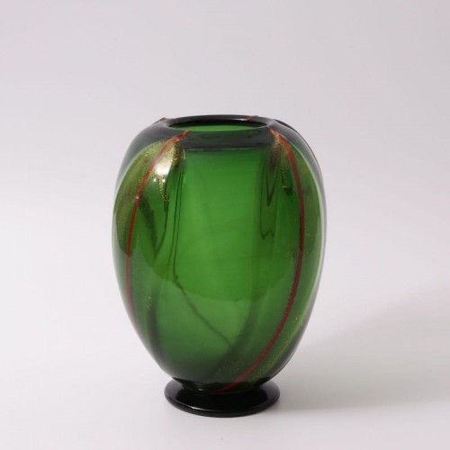 Vittorio Dona - Glass Vase by S.A.I.A.R. Ferro Toso in Murano - Glass & Crystal Style Art Déco