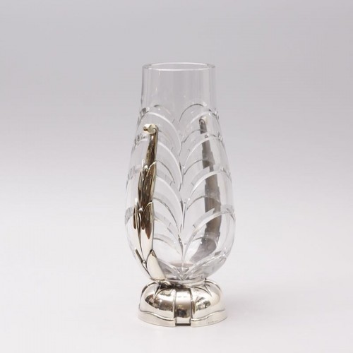 Cut Crystal Vase by Georges Chevalier - Glass & Crystal Style Art Déco