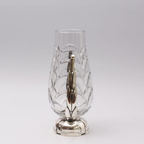 Cut Crystal Vase by Georges Chevalier - 