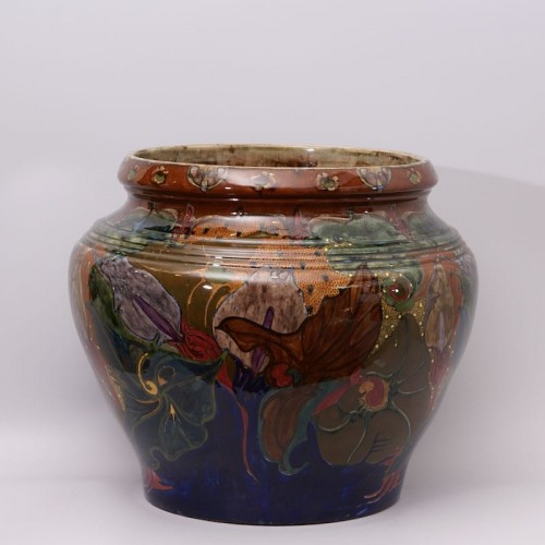 Art nouveau - Rozenburg - Grand cache-pot Art nouveau