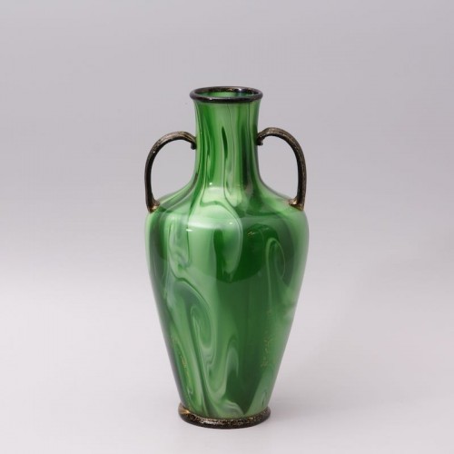 20th century - &quot;Calcedonio&quot; Glass Vase by Fratelli Toso Murano