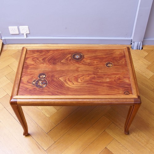 20th century - Louis Majorelle | Art-deco Low Table with Marquetry