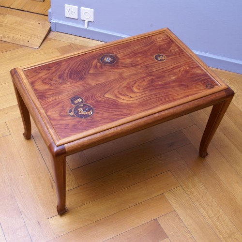 Antiquités - Louis Majorelle | Art-deco Low Table with Marquetry