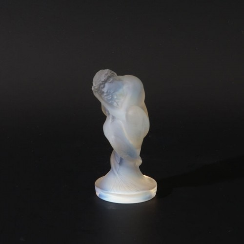 René Lalique - &quot;Sirène&quot; Opalescent Moulded Pressed Glass Statuette  - Glass & Crystal Style Art Déco