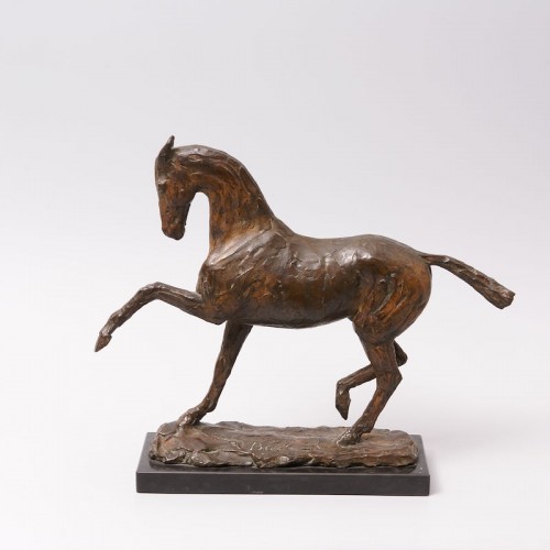 Bronze Horse - Eduard Bick (1883-1947) - Sculpture Style Art Déco