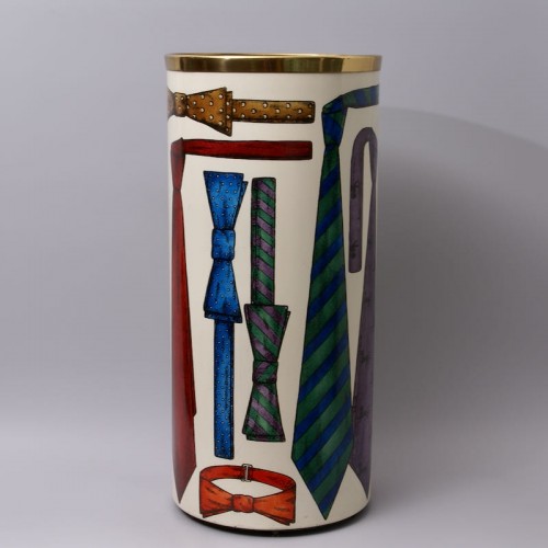 Piero Fornasetti - Porte-parapluie "aux cravates" - Objet de décoration Style Années 50-60