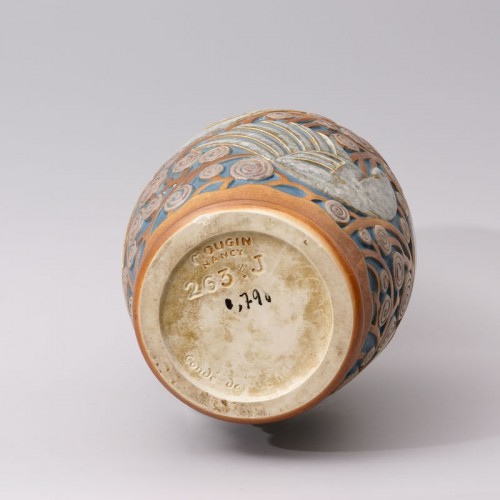 Art Déco - Art deco Sandstone Vase by Mougin Frères design Géo Condé