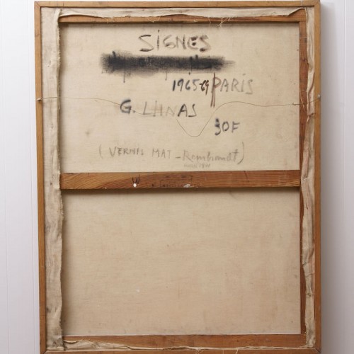Tableaux et dessins Tableaux du XXe siècle - Signes -  Guido Llinas (1923-2005)