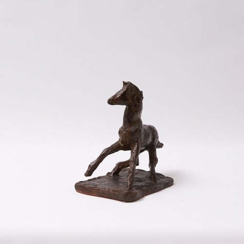 Sculpture Sculpture en Bronze - Cheval en bronze de Pierre Blanc (1902-1986)