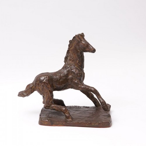 XXe siècle - Cheval en bronze de Pierre Blanc (1902-1986)