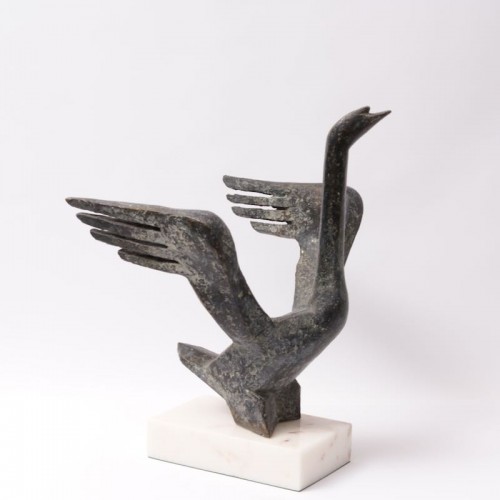 L'envol - Willy Vuilleumier (1898-1983) - Sculpture Style Années 50-60