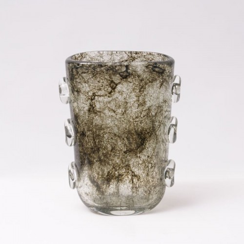 Grand vase "Crepusculo" en verre de Ferro-Toso-Barovier (1889-1974) - Verrerie, Cristallerie Style Art Déco