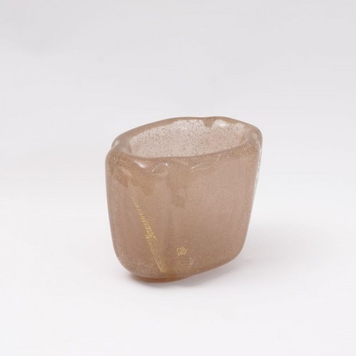 Verrerie, Cristallerie  - Vase en verre "a bollicine" de Venini, modèle n° 3569, de Carlo Scarpa