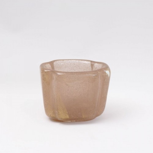 Art Déco - &quot;A bollicine&quot; Venini Glass Vase, model n° 3569, designed by Carlo Scapa