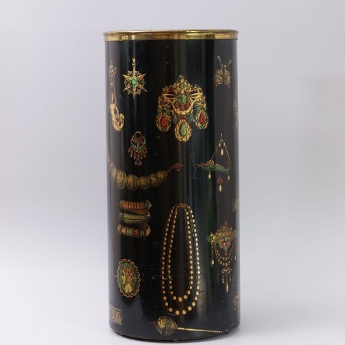 Decorative Objects  - &quot;Gioielli&quot; Metal Umbrella Stand by Fornasetti