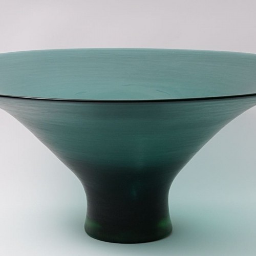 Grande coupe en verre "inciso" de Paolo Venini, 1956, Murano - Années 50-60