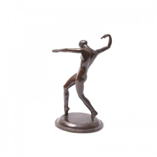 "Danseuse" art-déco en bronze - Arnold Huggler (1894-1988) - Galerie Latham