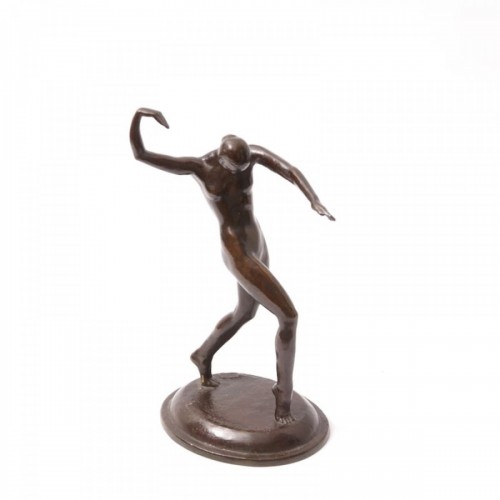 Art Déco - Bronze &quot;Dancer&quot; | Art-deco Sculpture - Arnold Huggler (1894-1988)