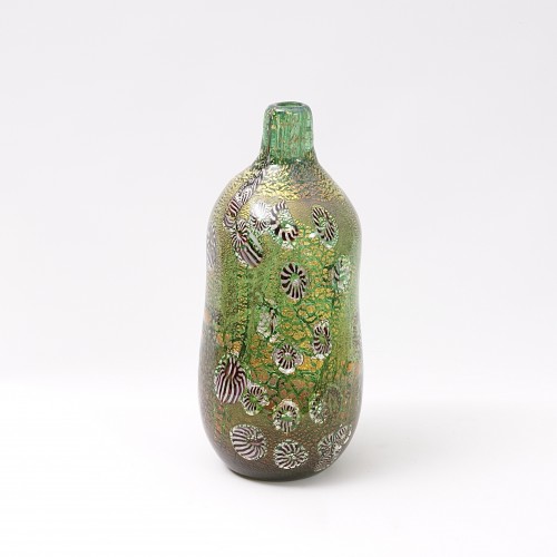 Vase en verre Yokohama dessiné par Aldo Nason pour A.Ve.M. (Murano) - Verrerie, Cristallerie Style Années 50-60