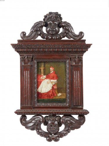 Portrait du cardinal Charles de Lorraine, époque 17e siècle - Tableaux et dessins Style Louis XIV