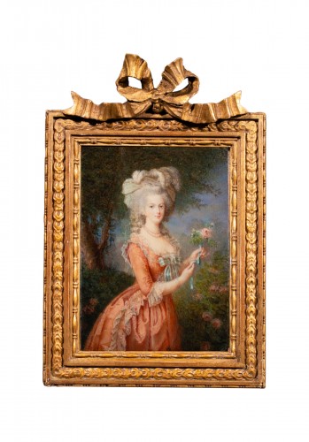 Portrait de Marie Antoinette, époque Restauration