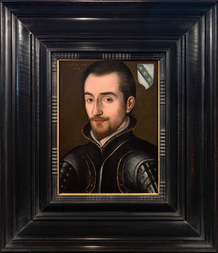 Portrait of a gentleman in armor, France circa 1600