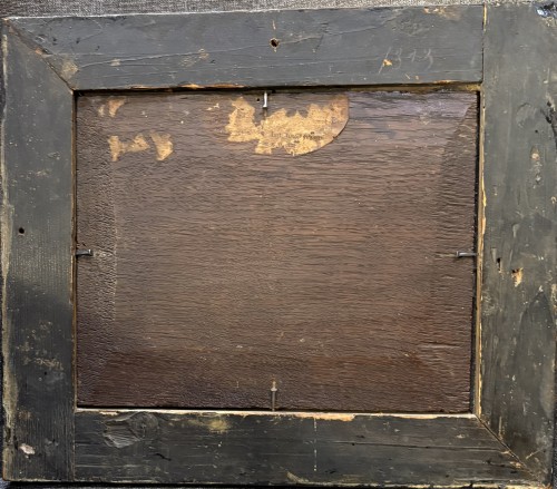 Tableaux et dessins Tableaux XVIIe siècle - Incendie nocturne dans une ville hollandaise par Egbert van der Pöel