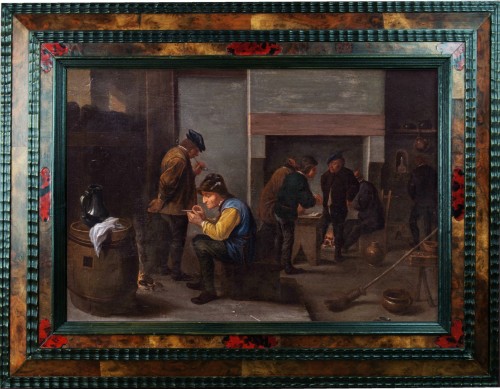 Les fumeurs - Atelier d'Adrien Brouwer, 17e siècle