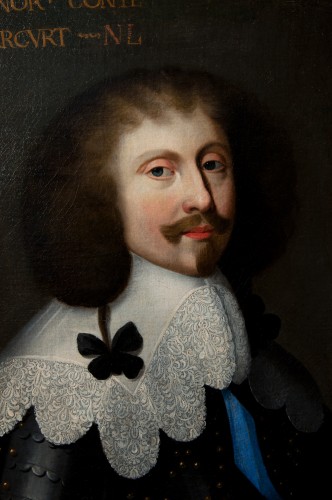 Portrait d'Henri de Lorraine comte d'Harcourt - Début XVIIe siècle - Tableaux et dessins Style Louis XIII