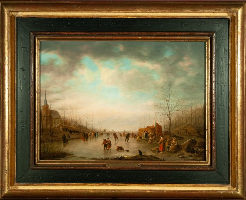 Les patineurs - Andries Vermeulen (1763-1814)