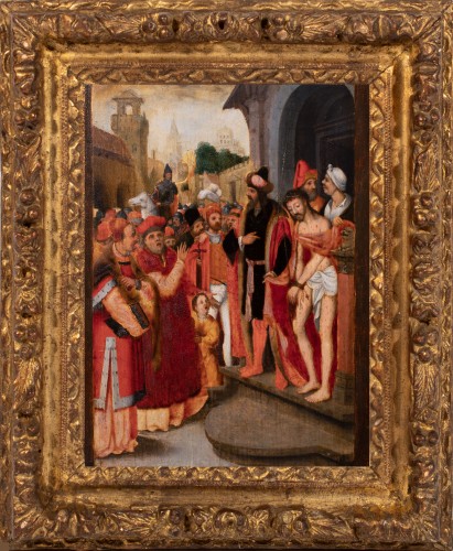 Le Christ quittant le Prétoire - École flamande du 16è siècle