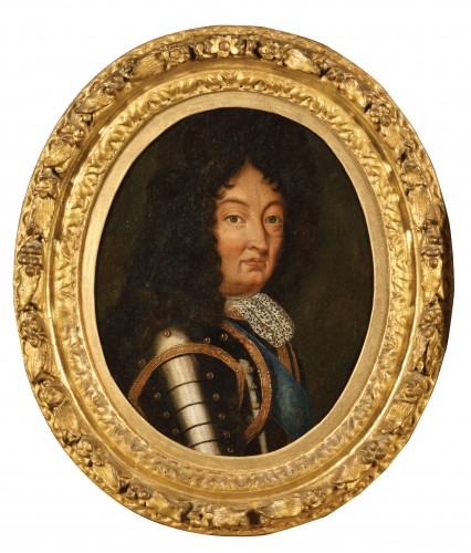 Portrait de Louis XIV, école française début du 18e siècle