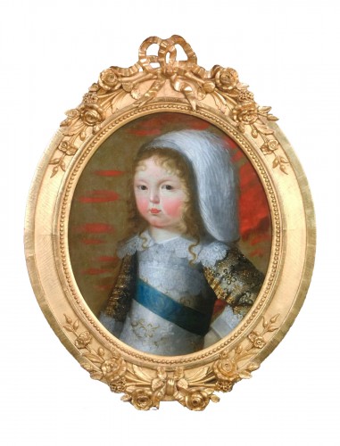 Portrait of Louis XIV as a child, 1643, attributed to the Beaubruns