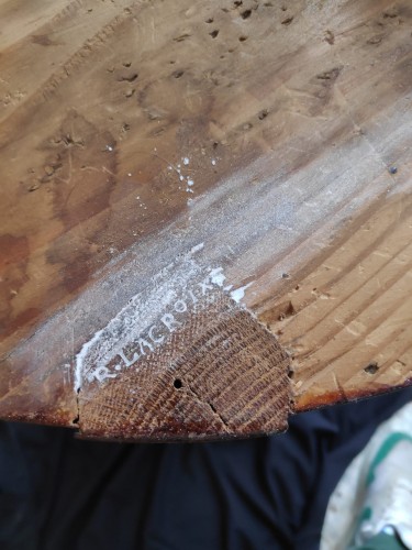 18th century - Salon table, stamped Lacroix