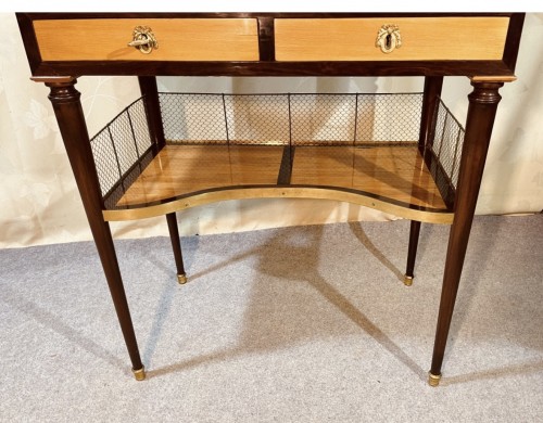 XVIIIe siècle - Table à écrire Louis XVI estampillée Jean-Francois LELEU