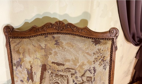 Sièges Fauteuil & Bergère - Fauteuil Louis XIV du en bois naturel sculpté
